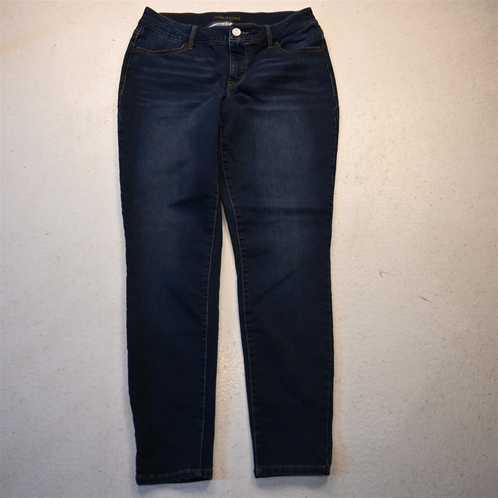 Maurices L Mid Rise Jegging Dark Stretch Denim Womens Jeans